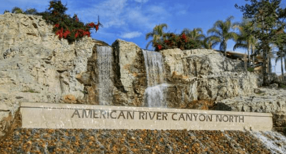 American River Canyon in Folsom